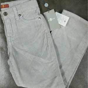 NEW WITH TAGS Stylish pair of Seven for all Mankind corduroy 4T
